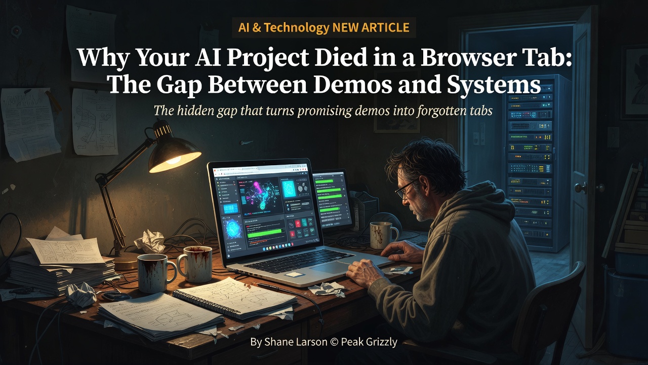 Why Your AI Project Died in a Browser Tab: The Gap Between Demos and Systems