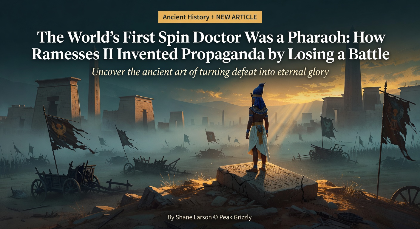  The World's First Spin Doctor Was a Pharaoh: How Ramesses II Invented Propaganda by Losing a Battle