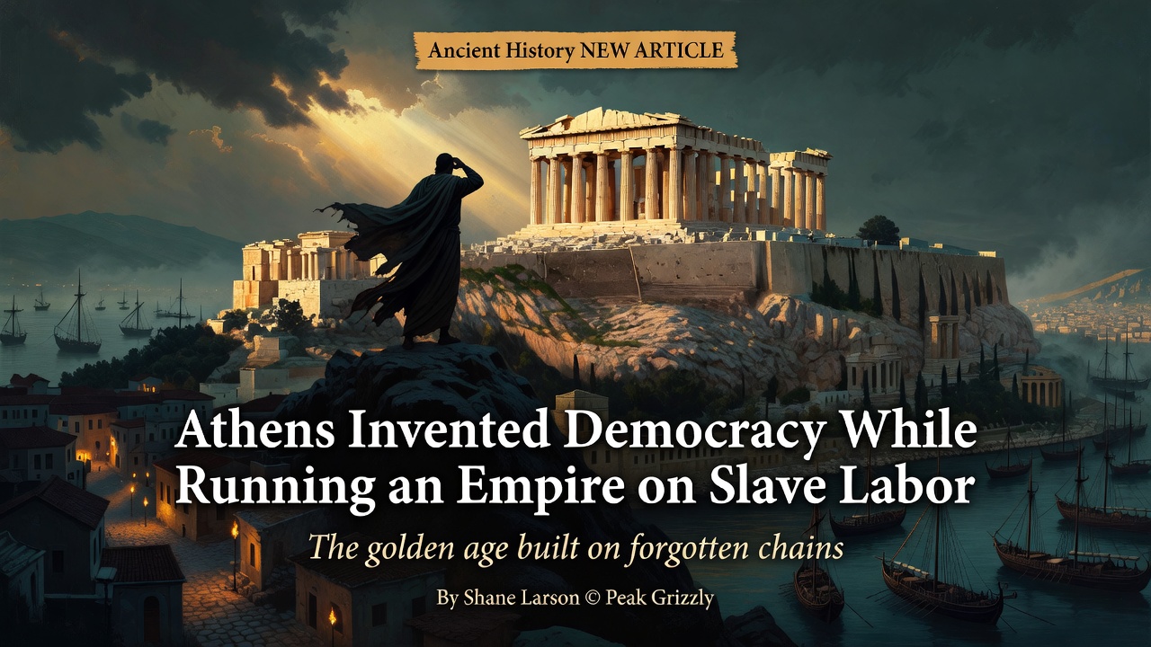 Athens Invented Democracy While Running an Empire on Slave Labor