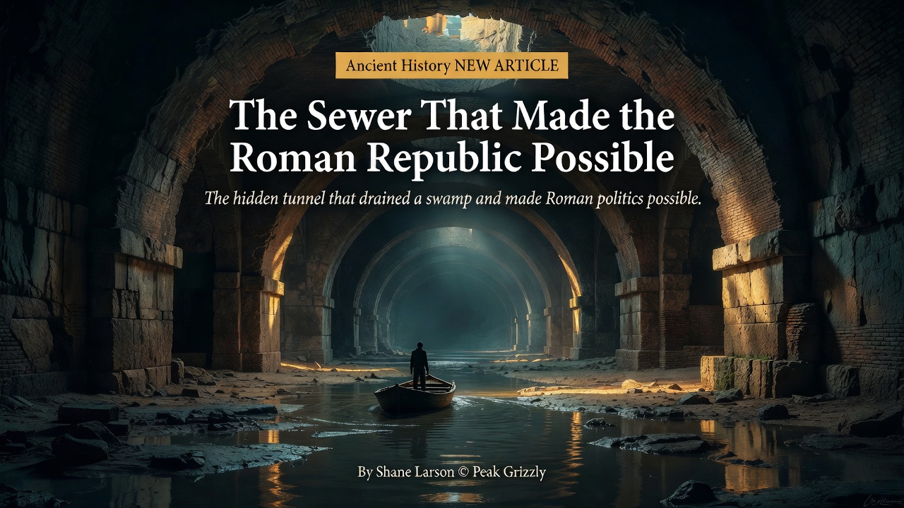 The Sewer That Made the Roman Republic Possible