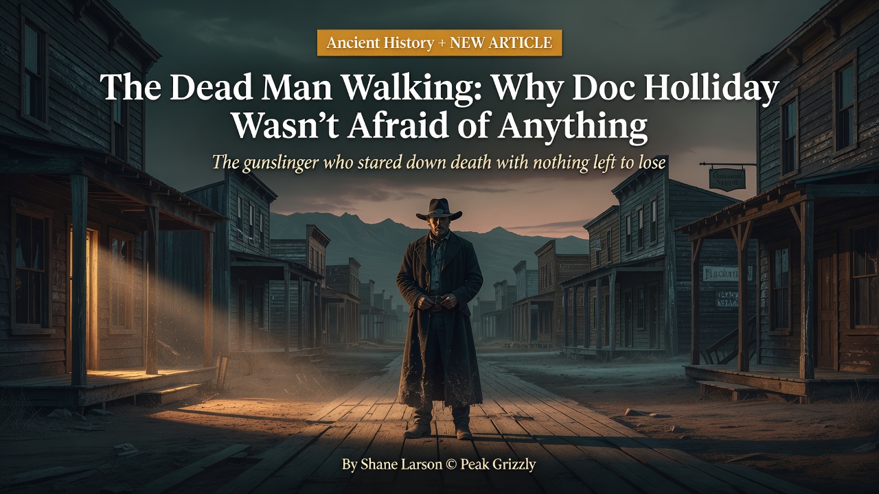 The Dead Man Walking: Why Doc Holliday Wasn't Afraid of Anything