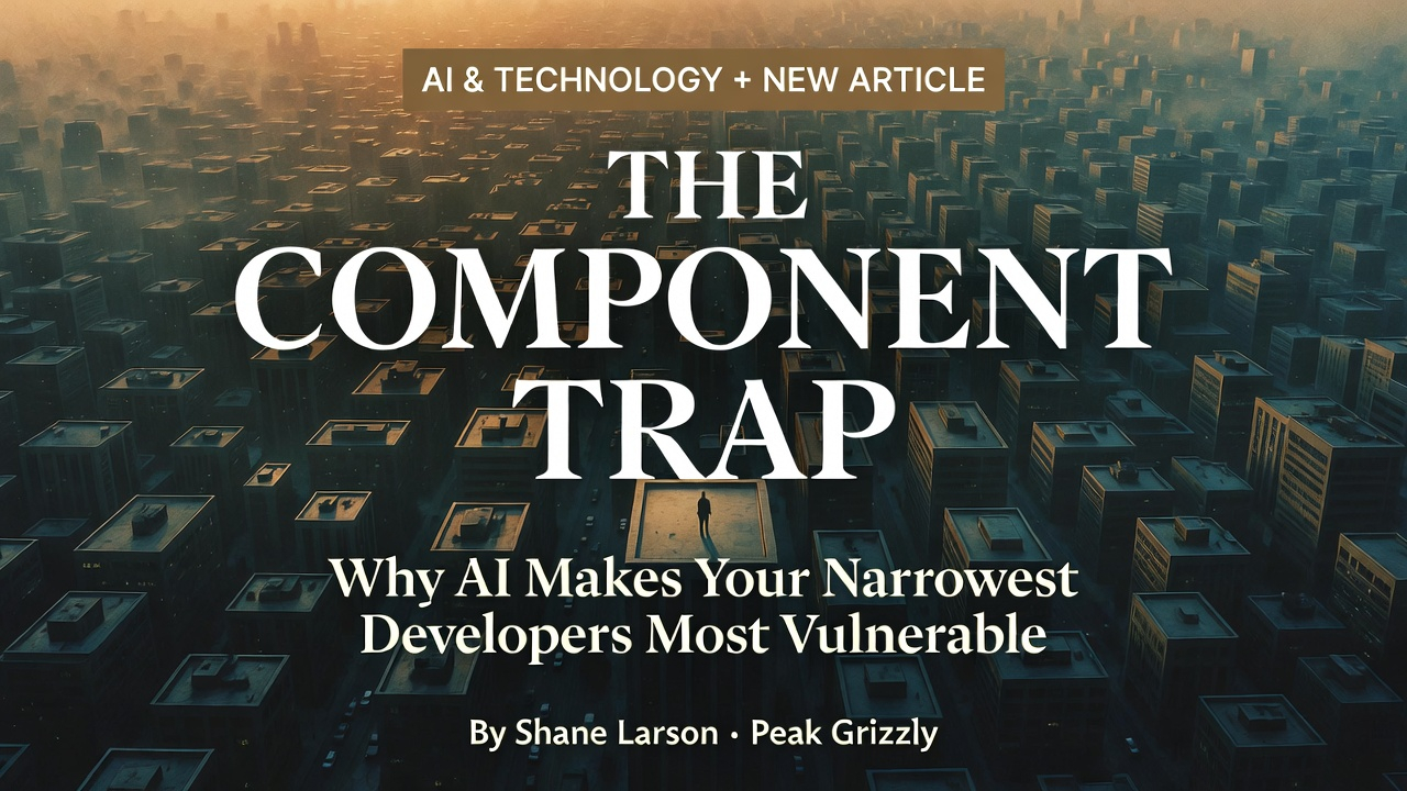 The Component Trap: Why AI Makes Your Narrowest Developers Most Vulnerable