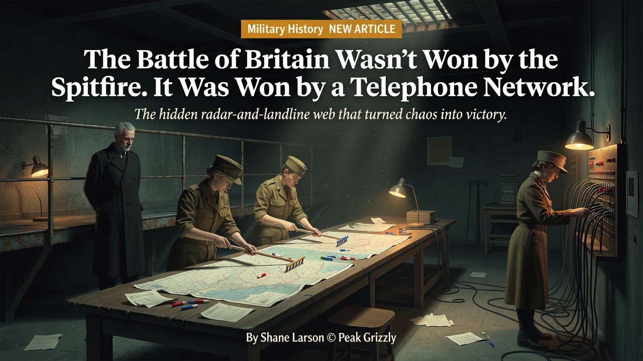 The Battle of Britain Wasn't Won by the Spitfire. It Was Won by a Telephone Network.