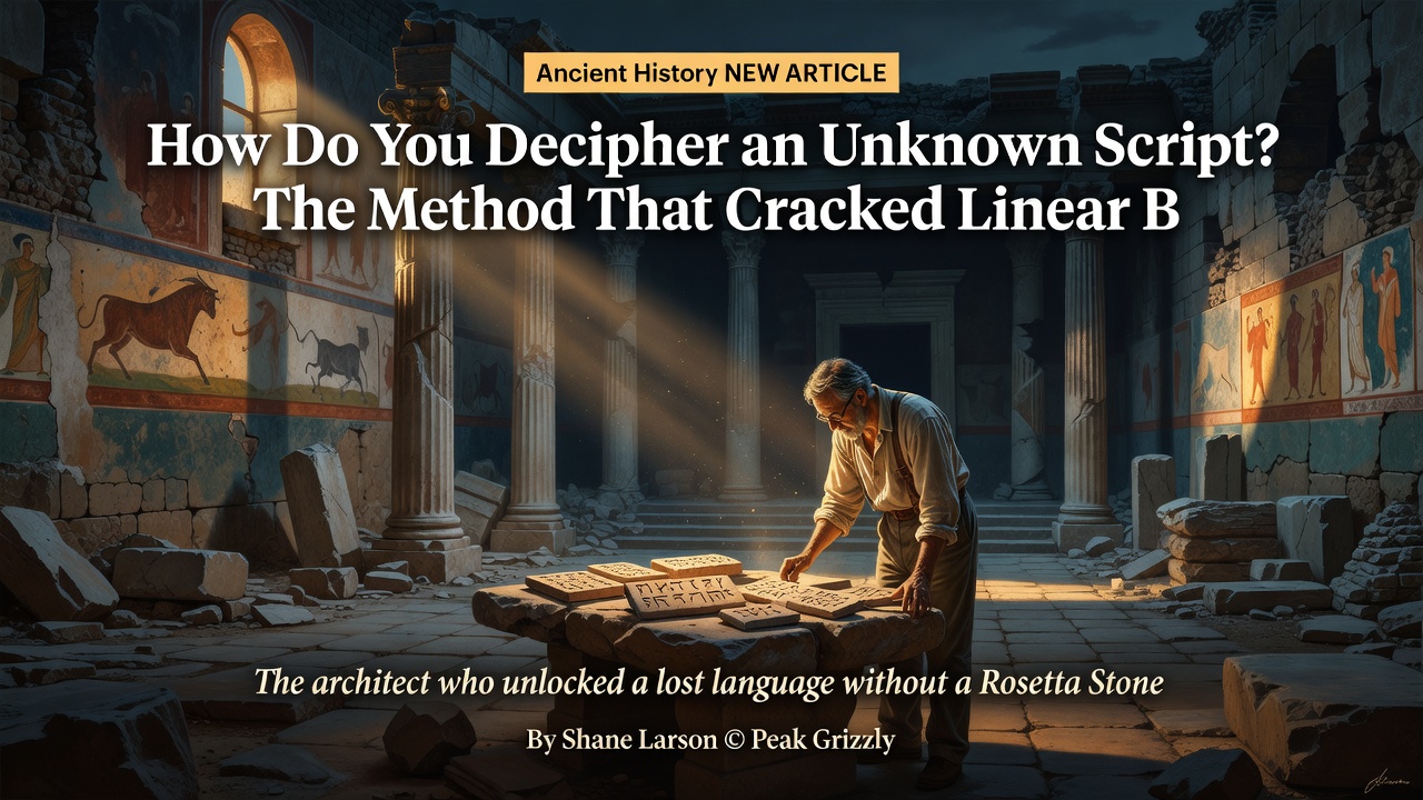 How Do You Decipher an Unknown Script? The Method That Cracked Linear B