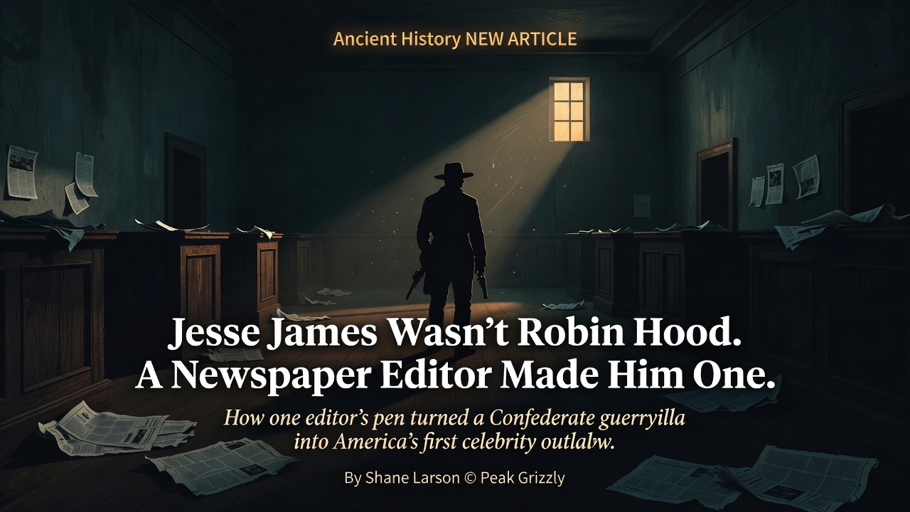 Jesse James Wasn't Robin Hood. A Newspaper Editor Made Him One.