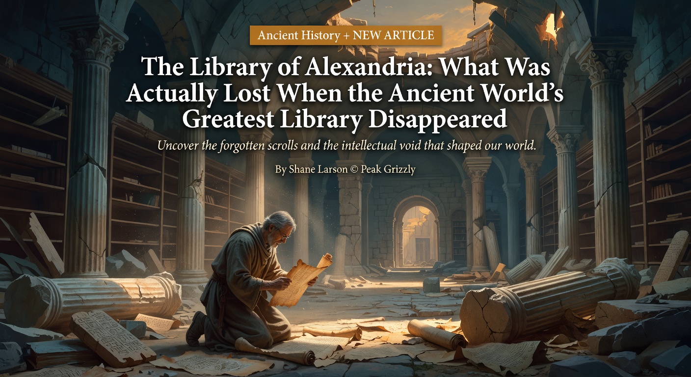 The Library of Alexandria: What Was Actually Lost When the Ancient World's Greatest Library Disappeared