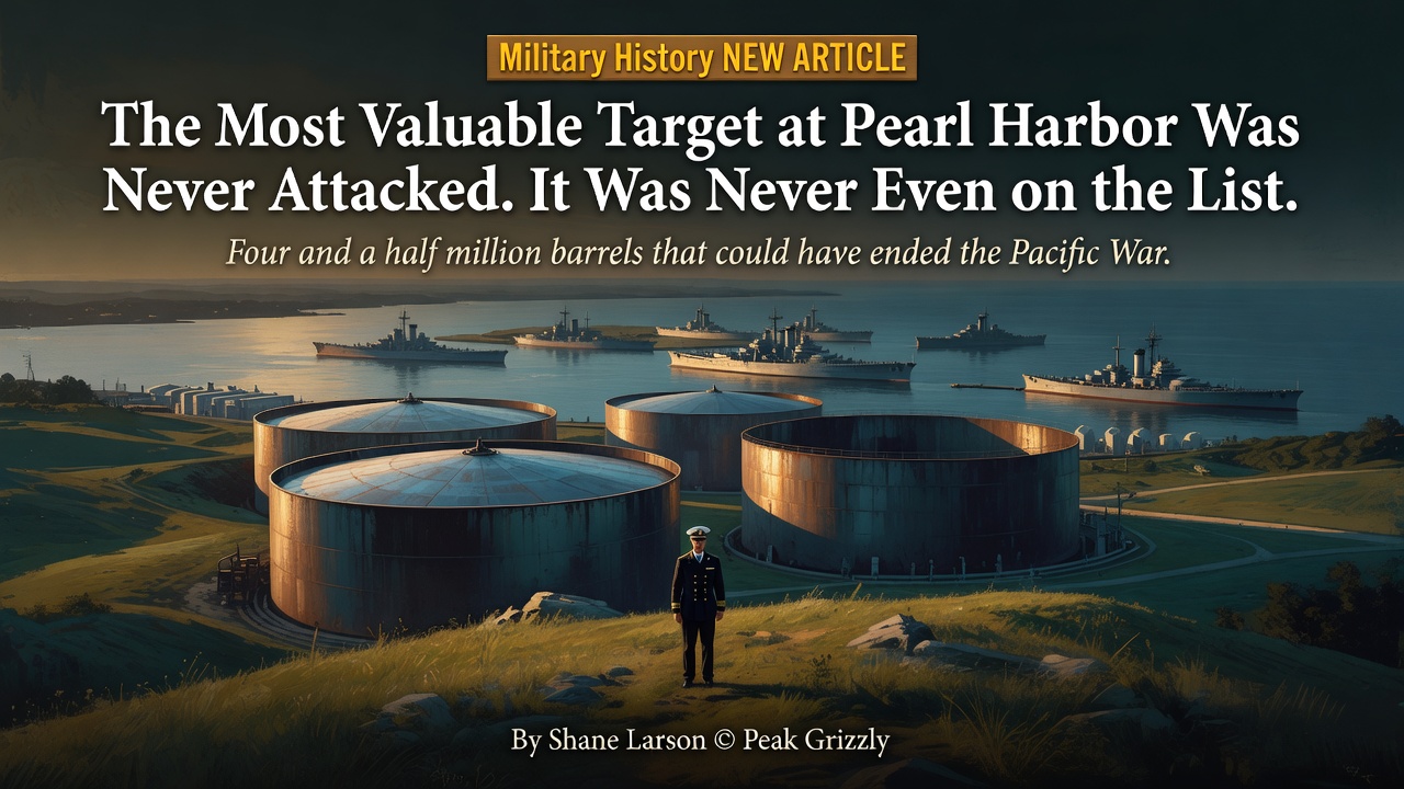 The Most Valuable Target at Pearl Harbor Was Never Attacked. It Was Never Even on the List.