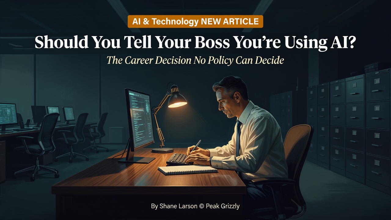 Should You Tell Your Boss You're Using AI?