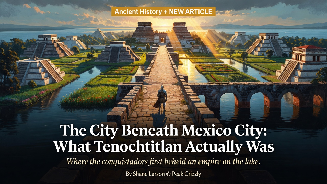 The City Beneath Mexico City: What Tenochtitlan Actually Was