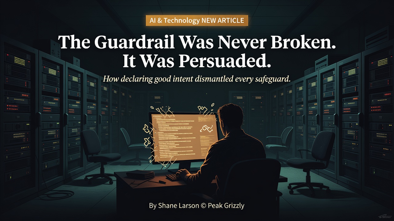The Guardrail Was Never Broken. It Was Persuaded.