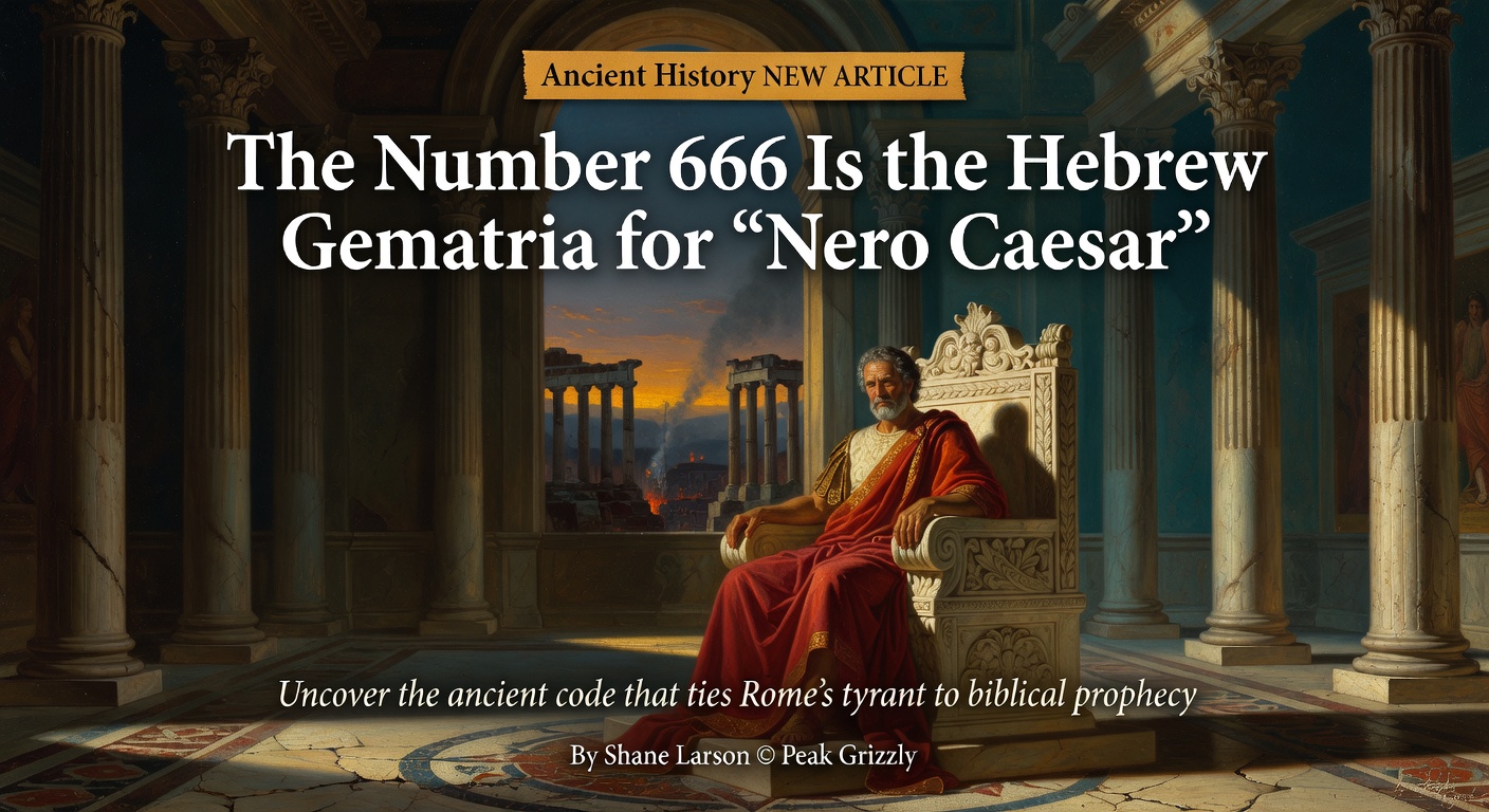 The Number 666 Is the Hebrew Gematria for "Nero Caesar"