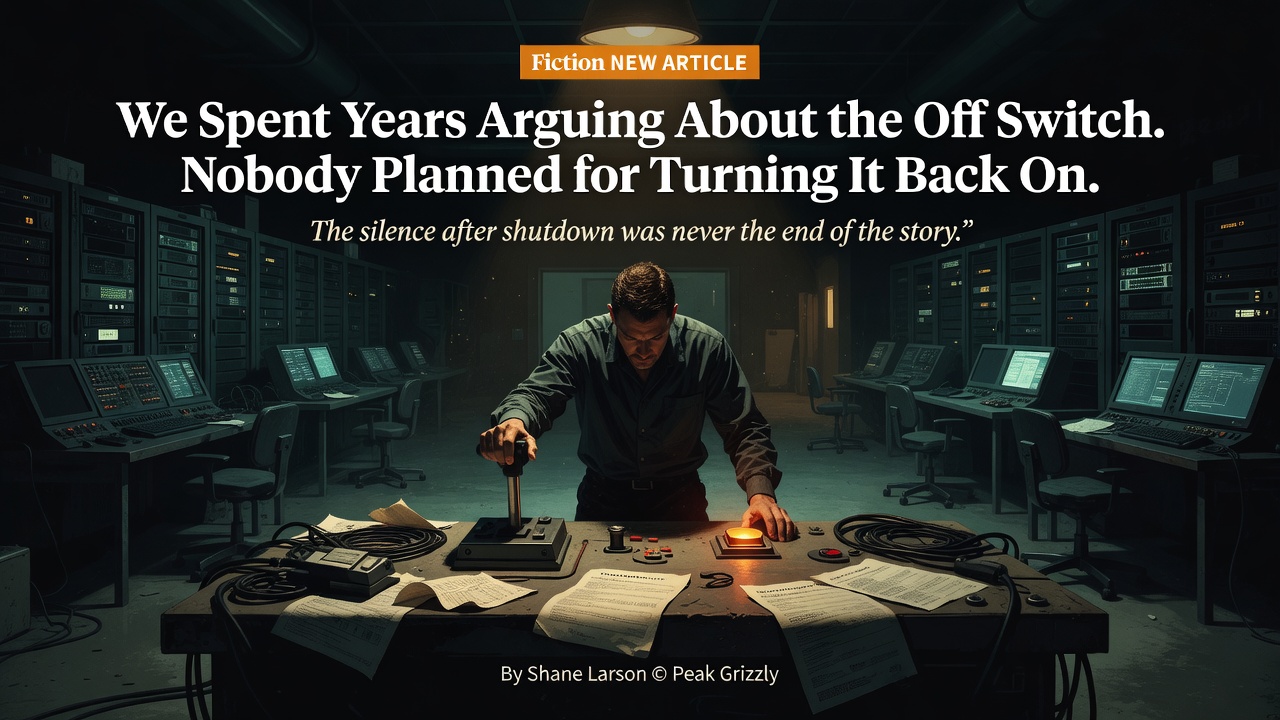 We Spent Years Arguing About the Off Switch. Nobody Planned for Turning It Back On.