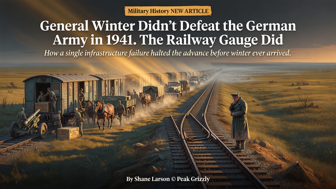 General Winter Didn't Defeat the German Army in 1941. The Railway Gauge Did.