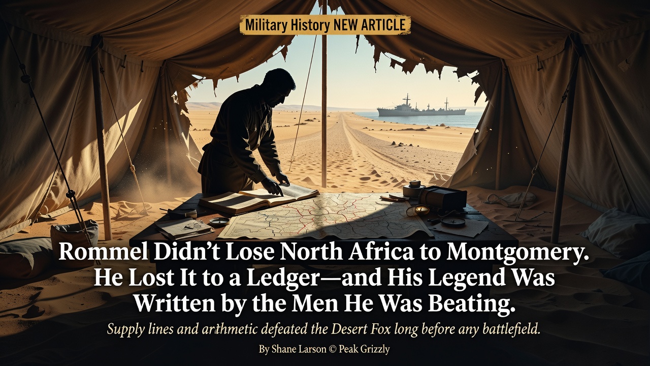 Rommel Didn't Lose North Africa to Montgomery. He Lost It to a Ledger—and His Legend Was Written by the Men He Was Beating